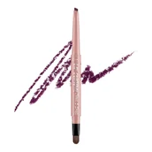 Konturówki do ust - J.Cat Lip Contour Pencil & Brush Automatyczna konturówka do ust z pędzelkiem, 209 Berry Deep Plum 0,2 - miniaturka - grafika 1