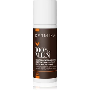 DERMIKA 100% for Men Silnie regenerujący krem przeciw zmarszczkom i głębokim bruzdom 60+ dzień/noc 50 ml - Kremy do twarzy - miniaturka - grafika 1