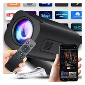 Projektory - PROJEKTOR RZUTNIK ANDROID TV WIFI FULL HD PRZENOŚNY SMART GŁOŚNIK OBROTOWY - miniaturka - grafika 1