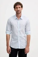 Koszule męskie - Pepe Jeans koszula bawełniana męska kolor niebieski slim z kołnierzykiem klasycznym PM3090818 - miniaturka - grafika 1