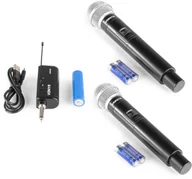 Mikrofony komputerowe - Bezprzewodowy zestaw mikrofonów UHF do ręki WM552 Vonyx one size - miniaturka - grafika 1
