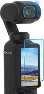 Akcesoria do kamer sportowych - SunnyLife Zestaw Osłon Osłony 2x Osłona Na Ekran Oraz Obiektyw Do Dji Osmo Pocket 3 / Op3-bhm717-2 - miniaturka - grafika 1