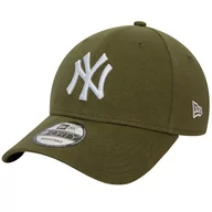 Czapki męskie - New Era League Ess 9FORTY The League New York Yankees Cap 60424306, Mężczyzna, Czapka z daszkiem, Zielony - miniaturka - grafika 1