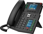 Telefonia VoIP - Fanvil X4U V2 telefon VoIP Czarny 12 linii LCD Wi-Fi - miniaturka - grafika 1