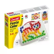 Zabawki kreatywne - Mozaika Fantacolor Portable Large Kotek 100 elementów Quercetti - miniaturka - grafika 1