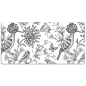 Podkładki na biurko - Mata ochronna na biurko Szkicowane ptaki 120x60 cm, Dywanomat - miniaturka - grafika 1