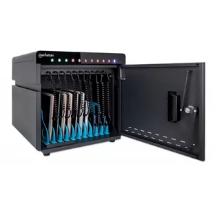 Manhattan Ładowarka Stacja Ładująca USB-C Power Delivery 180W 10-Portowa/Slotowa 715942 - Ładowarki do telefonów - miniaturka - grafika 2