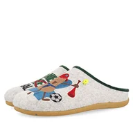 Kapcie damskie - HOT POTATOES Kapcie męskie Kolssas, szary, 46 EU - miniaturka - grafika 1