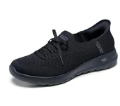 Trampki damskie - Skechers GO Walk Joy Abby, Damskie Trampki, Czarne, 38 EU, Czarny (Black), 38 EU - miniaturka - grafika 1