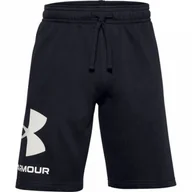 Spodenki męskie - Męskie szorty dresowe UNDER ARMOUR Rival Fleece Short - miniaturka - grafika 1