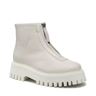 Botki damskie - Bronx Trapery 47369-A Off White 5 - grafika 1