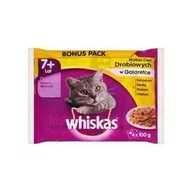 Mokra karma dla kotów - Whiskas Drobiowe danie w sosie saszetka 4x100g - miniaturka - grafika 1