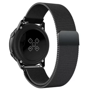 opaska pasek bransoleta MILANESE Suunto 7 / 9 / Baro 24mm czarna - Akcesoria do smartwatchy - miniaturka - grafika 1