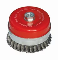 Materiały ścierne - ABRABORO Szczotka doczołowa 120 mm/M14 drut spla - miniaturka - grafika 1