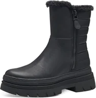 Botki damskie - MARCO TOZZI BOTKI DAMSKIE CZARNE OCIEPLANE 40 Ż7B - miniaturka - grafika 1