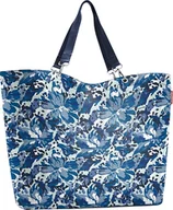 Torby i wózki na zakupy - Torba Shopper Flora Blue XL - miniaturka - grafika 1