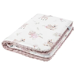 Kocyk Średniaka Sarenki bawełna - minky 75x100 cm Bonjour Cherie - Koce i narzuty dla dzieci Kocyk Średniaka Sarenki bawełna - minky 75x100 cm Bonjour Cherie - Koce i narzuty dla dzieci - miniaturka - grafika 1