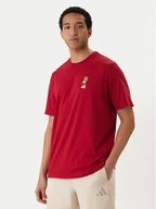 Koszulki męskie - adidas T-Shirt Memories Of Sport Poster Graphic KB2508 Czerwony Regular Fit - miniaturka - grafika 1