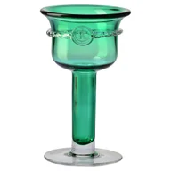 Świeczniki - Kryształowy świecznik HERITAGE Szmaragd 25 cm - miniaturka - grafika 1