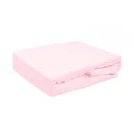 Prześcieradła - Darymex Prześcieradło z gumką, frotte, różowe, 130/140x200 cm - miniaturka - grafika 1