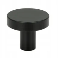 Meble modułowe i akcesoria - Gałka meblowa okrągła metalowa czarna uchwyt do szafki szuflady do mebli ku - miniaturka - grafika 1