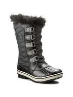 Buty dla dziewczynek - Sorel Śniegowce Youth Tofino II NY2419 Czarny - miniaturka - grafika 1