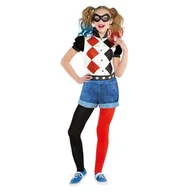 Stroje karnawałowe - Stroje dla dzieci, strój harley quinn licencja, rozmiar 134 - miniaturka - grafika 1