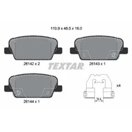 Klocki hamulcowe - Klocki hamulcowe - komplet TEXTAR 2614201 - miniaturka - grafika 1