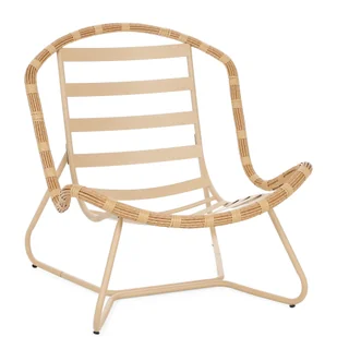 Meble ogrodowe technorattanowe Palermo Round Beige / Light Grey - Meble ogrodowe - miniaturka - grafika 6