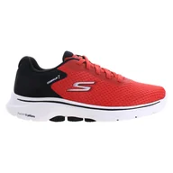 Buty trekkingowe męskie - Buty na co dzień męskie SKECHERS GO WALK 7 CONSISTENT siateczka - miniaturka - grafika 1