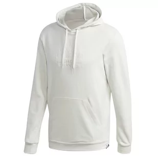 Bluza męska adidas Brilliant Basics Hooded biała GD3833 - Bluzy męskie - miniaturka - grafika 1