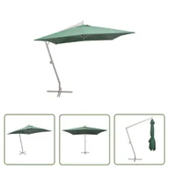 Parasole ogrodowe - The Living Store Parasol ogrodowy - wiszący - 300 x 300 cm - aluminiowy - zielony - Parasol Wiszący - miniaturka - grafika 1