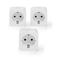 Systemy inteligentnych domów - Nedis WIFIP121FWT3 inteligentny korek 3680 W Dom Biały - miniaturka - grafika 1
