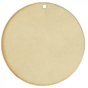 Koło 10 cm sklejka Kółko pełne z dziurką do zawieszania Scrabki gr. 3 / iksber - Wyposażenie pokoiku dziecięcego - miniaturka - grafika 1