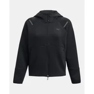 Bluzy sportowe damskie - Bluza z kapturem damska Under Armour Unstoppable FZ - miniaturka - grafika 1