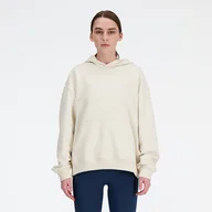 Bluzy damskie - Bluza damska New Balance WT41537LIN beżowa - miniaturka - grafika 1