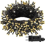 Oświetlenie świąteczne - Lampki choinkowe Springos Lampki choinkowe 750 led ciepły biały 40 m oświetlenie świąteczne IP44 8 funkcji świecenia UNIWERSALNY - miniaturka - grafika 1