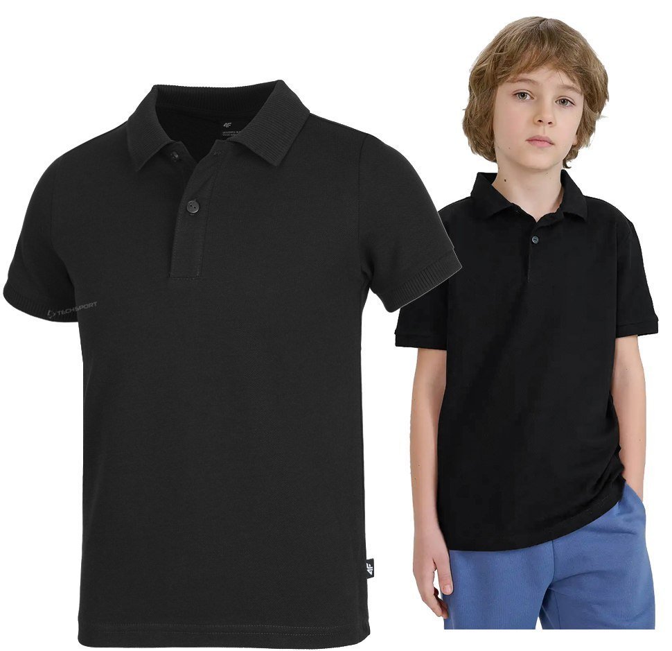 4F CHĹOPIÄCA KOSZULKA POLĂ“WKA POLO BAWEĹNA / rozm 140