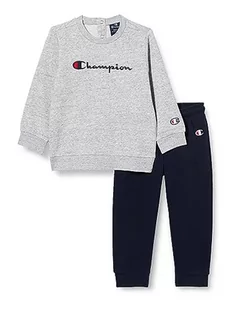 Champion Legacy American Classics TD-Crewneck Pełna Dzieci, Grigio Melange/Blu Marino, 24 miesi?cy - Odzież sportowa dziecięca - miniaturka - grafika 1