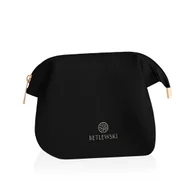 Kosmetyczki, organizery i kuferki - Betlewski Czarna Kosmetyczka ze Skóry Ekologicznej - miniaturka - grafika 1