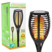 Pozostałe akcesoria do uprawy roślin - ProGarden Pochodnia SOLARNA lampa lampka ogrodowa ekologiczna wbijana LED 58 cm PŁOMIEŃ K-CX2100140 - miniaturka - grafika 1