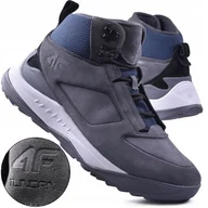 Buty trekkingowe męskie - ﻿Buty Trekkingowe WODOODPORNE Zimowe Męskie 4F Tundra -22 SKÓRZANE r.46 - miniaturka - grafika 1