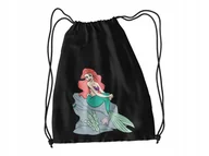 Torby szkolne - WOREK DO SZKOŁY WF/BUTY MAŁA SYRENKA + IMIĘ - miniaturka - grafika 1