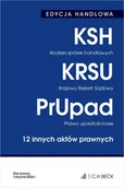 Prawo - Edycja Handlowa. Kodeks spółek handlowych. Krajowy Rejestr Sądowy. Prawo upadłościowe. 12 innych aktów prawnych - książka - miniaturka - grafika 1