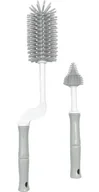 Butelki dla niemowląt - Bo Jungle szczotki do butelek B Bottle Brush Set Grey - miniaturka - grafika 1