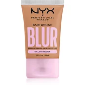 Podkłady do twarzy - NYX PROFESSIONAL MAKEUP Bare With Me Blur Tint Foundation 09 Light Medium - Podkład  09 Light Medium - miniaturka - grafika 1