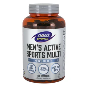 Now Foods Men`s Extreme Sports Multi 180 kaps. - Suplementy naturalne - miniaturka - grafika 1