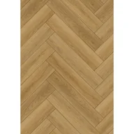 Panele podłogowe - Mexen Chattanooga panele winylowe jodełka 635 x 127 mm SPC 6,5 mm, podkład 1,5 mm, 4 V-Fuga, Dąb - F1178-0635-127-505-4V1-01 - miniaturka - grafika 1