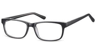 Zerówki klasyczne oprawki Sunoptic CP154A czarny+jasny - Okulary korekcyjne, oprawki, szkła - miniaturka - grafika 1