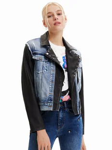 Desigual Kurtka jeansowa 23SWED49 Niebieski Regular Fit - Kurtki damskie - miniaturka - grafika 1